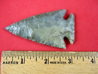 Fine Colored Authentic 3 1/8 inch Kentucky Dovetail Point Indian Arrowheads 2