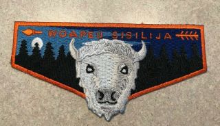 Boy Scouts Of America - Oa - Woapeu Sisilija Lodge 343 Flap - Bsa -