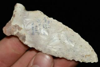 3 1/8 " Osceola Point,  Found In Boone Co,  Missouri Authentic Arrowhead R48