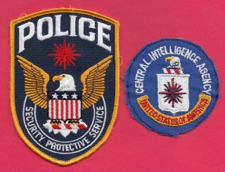 C16 Old Cia Intelligence Agency Fed Police Patch Agent Special Central Dea