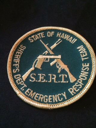 Hawaii State Sheriff Sert Team Patch Swat