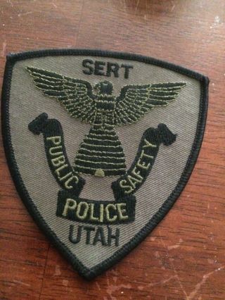 Ut Sert - Ut Police Patch L