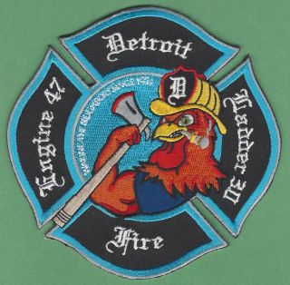Detroit Fire Department Engine 47 Ladder 30 Company Patch