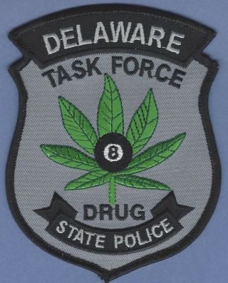 Delaware State Police Drug Task Force Shoulder Patch