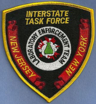 Dea Jersey Interstate Task Force Enforcement Team Shoulder Patch