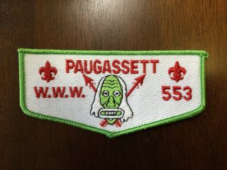 Paugassett Oa Lodge 553 Older Flap Patch