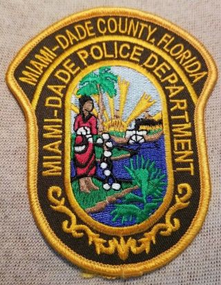 Fl Miami - Dade County Florida Police Patch