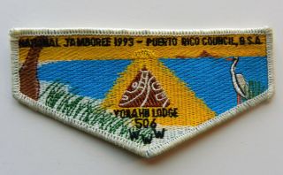 Bsa National Scout Jamboree Yokahu Lodge 506 Flap - Puerto Rico Council