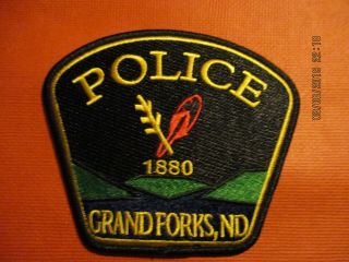 Collectible North Dakota Police Patch,  Grand Forks