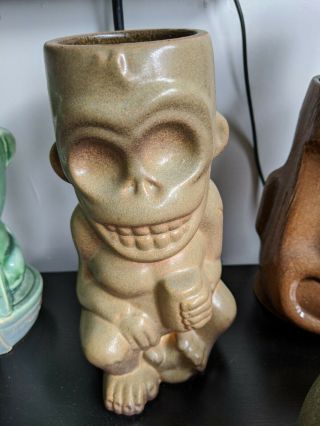 Rare Munktiki Skull Monkey Tiki Mug 119,  2003