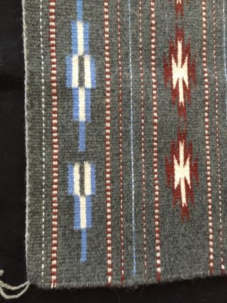 Navajo Vintage Crystal Pattern Rug 2