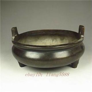 Chinese Bronze Incense Burner W Ming Dynasty Xuande Mark