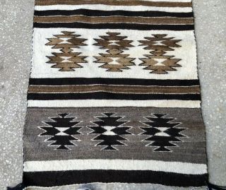Southwestern Navajo Native American Weaving Rug Textile 44 X 29” 2