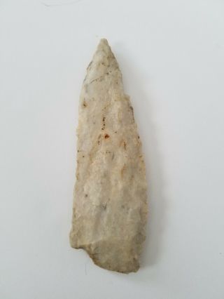 Early Archaic Chalcedony Knife Artifact,  Great Plains Bison Culture 4.  5 In,  Ok