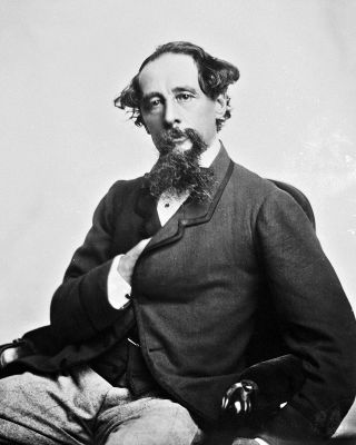 8x10 Photo: English Writer Charles Dickens,  Author Of " A Christmas Carol "