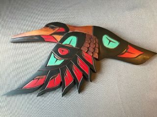 Pacific Northwest Tribal Art By Herman Peter Humming Bird Kuper Island