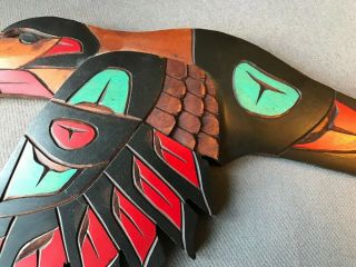 Pacific Northwest Tribal Art by Herman Peter Humming Bird Kuper Island 3