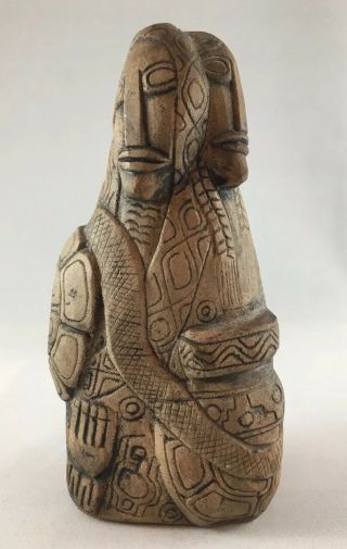 Bolivia Andean Culture Hand - carved Stone Figure Pachamama Mother Goddess 6.  25 