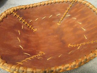 Birch Bark Basket - Handmade Native American Art - (indigenous Indian signed) 2