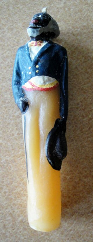 Vintage Black Americana Uncle Moses or Uncle Remus Wax Candle Stick 3