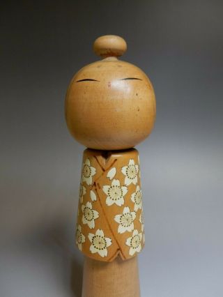 9.  8inch 25cm Artistic Japanese Sousaku Kokeshi Wooden doll Issetsu Kuribayashi 2