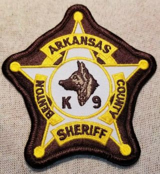 Ar Benton County Arkansas K - 9 Sheriff Patch