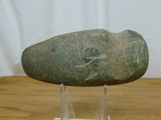 Authentic Native Kentucky Tennessee Flint Stone 3/4 Groove Large Axe Head Relic