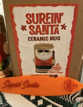 Beachbum Berry Sippin Surfing Surfin Santa Tiki Mug Swizzle Miracle Christmas 3