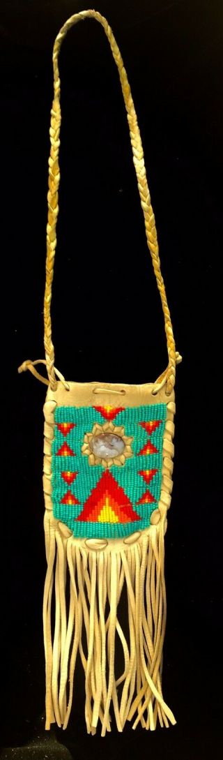 Beaded Medicine Bag - Native American - Sioux - Lakota