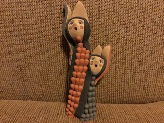 Jemez Corn Maiden By Listed Native American Artist Joseph Gachupin 8”