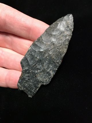 Colorful Coshocton Flint Heavy Duty Point Found In Ohio 3