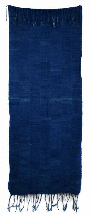 Indigo Dyed Textile Handwoven Old Cloth African Art