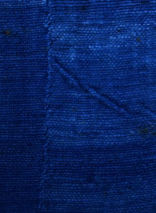 Indigo Dyed Textile Handwoven Old Cloth African Art 3