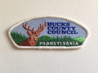 Boy Scout Bsa Csp Council Patch Bucks County Pennsylvania