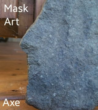 Mask Face Effigy Axe Native Paleo Indian Artifact Celt Windham Co Ct Bannerstone