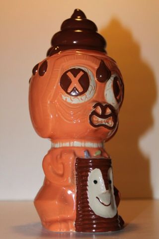 Munktiki ShXt Faced Dog with Tiki Bob Mug Mitch O ' Connell Art Mod Funny Barware 3
