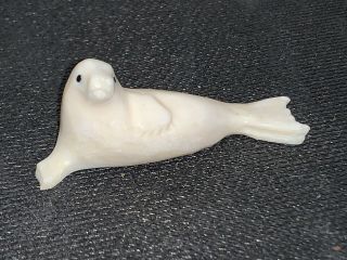 Alaskan Inuit Seal Carving Effigy 2