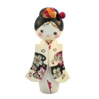 Kokeshi Doll Sakurakomachi Traditional Crafts Handmade Folk Art Wooden Jp A031