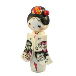 Kokeshi Doll SAKURAKOMACHI Traditional crafts Handmade Folk art wooden JP A031 2