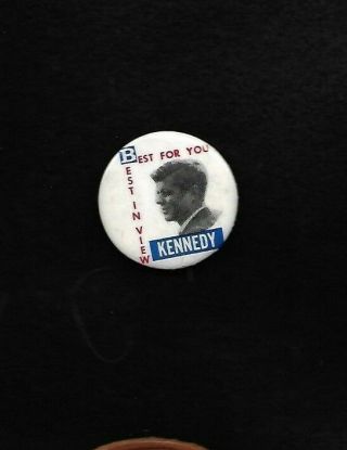 John F.  Kennedy 1960 Best For You,  Best In View Profile Photo Button