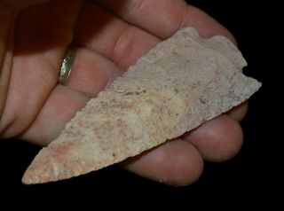 APPLE CREEK LINCOLN CO MISSOURI AUTHENTIC INDIAN ARROWHEAD ARTIFACT COLLECTIBLE 3