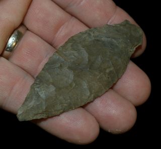MULLBERRY CREEK KENTUCKY AUTHENTIC INDIAN ARROWHEAD ARTIFACT COLLECTIBLE RELIC 3