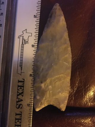 Clovis (?) Point Authentic Arrowhead Found In The 40s Indiana,  Kentucky,  Ohio 3
