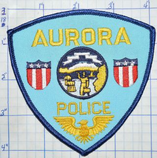 Nebraska,  Aurora Police Dept Patch