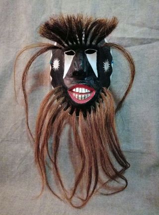 Pascola Dance Mask.  Mexican Dance Mask.  Mexican Folk Art.