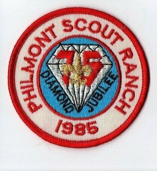 Boy Scout Philmont 1985 Diamond Jubilee Patch