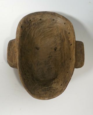 Small Antique Old African Wood Makonde Tribal Lipiko Mask Mozambique / Tanzania 3