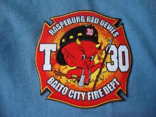 Patch - Baltimore City Fire Department - Truck 30 - Raspeburg Red Devils