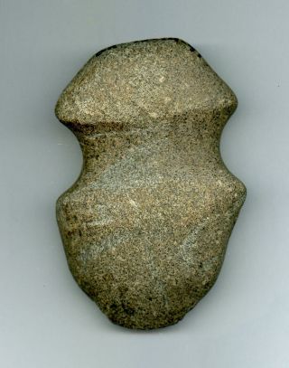 Indian Artifacts - Wide Full Groove Granite Axe 2