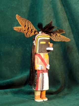 Hopi Kachina Doll - Hemsona,  the Hair Cutting Kachina by Theron Talashoma 2